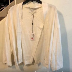 H by HALSTON open jacket XL